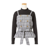 ウエストリボンビスチェ&プチハイリブトップスアンサンブル