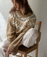 ノルディックニットトップス