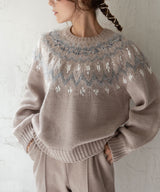 ノルディックニットトップス