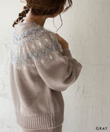 ノルディックニットトップス