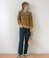 ノルディックニットトップス