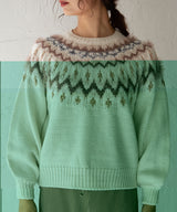 ノルディックニットトップス