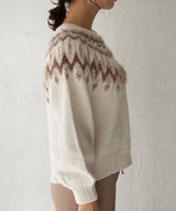 ノルディックニットトップス