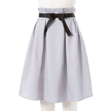 ウエストリボンタックフレアスカート