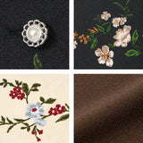 デザインボタンブラウス