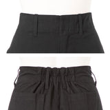 脚長美脚ストレートワイドパンツ