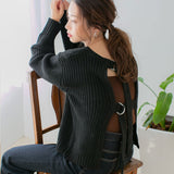 バックベルトニット