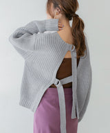 バックベルトニット