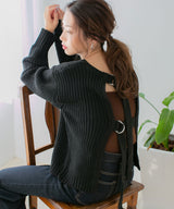 バックベルトニット