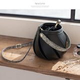 バイアスカット2WAYショルダーバッグ