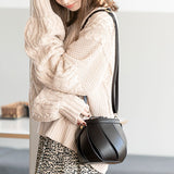 バイアスカット2WAYショルダーバッグ