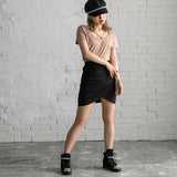 【メール便】変形タイトミニスカート【S~LL】