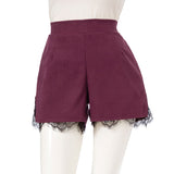 スリットレースショートパンツ
