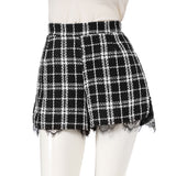 スリットレースショートパンツ