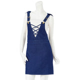 フード付フロントクロスジャンスカワンピ