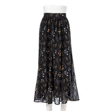 ドビー花柄フレアースカート