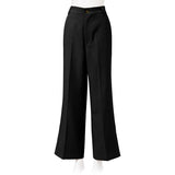 センタープレスサイドスリットワイドスラックスパンツ