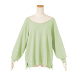 カットオフスウェットチュニックトップス