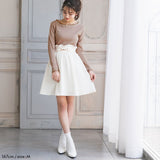 【メール便】ビジューレースリブトップス