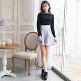 【メール便】ビジューレースリブトップス