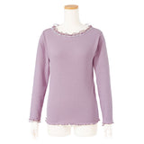 【メール便】ビジューレースリブトップス