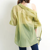 【メール便】オーバーサイズシアーシャツ