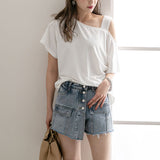 【メール便】ワンショルorオープンショルダーTシャツ