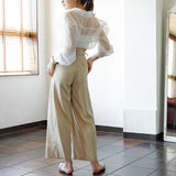 ハイウエストタックテーパードorワイドパンツ