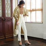 ハイウエストタックテーパードorワイドパンツ