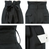 ハイウエストタックテーパードorワイドパンツ