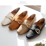 バックルローファーパンプス