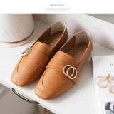 バックルローファーパンプス