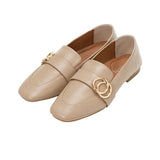 バックルローファーパンプス