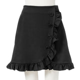 サイドフリルラップスカート