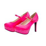 キラキラストーンパンプス