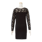 バラレースバスト開きタイトワンピース