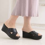 厚底ヤミツキソールクロスベルトサンダル