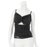 【メール便】美バストシルエットツイストリボンキャミ