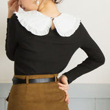 【メール便】ビッグ衿ニット【C】