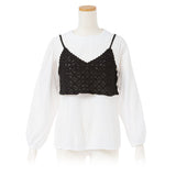 【メール便】ビスチェセットブラウス