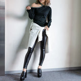 【メール便】肩あきレイヤードカットソートップス【C】