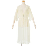 ガウンシャツワンピース