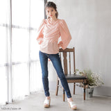 【メール便】レイヤード風長袖ブラウス