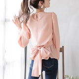 【メール便】レイヤード風長袖ブラウス