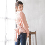 【メール便】レイヤード風長袖ブラウス