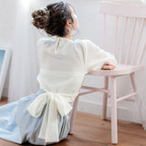 【メール便】レイヤード風長袖ブラウス