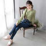 【メール便】レイヤード風長袖ブラウス