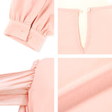 【メール便】レイヤード風長袖ブラウス