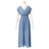 カシュクールマキシワンピース