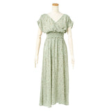 カシュクールマキシワンピース